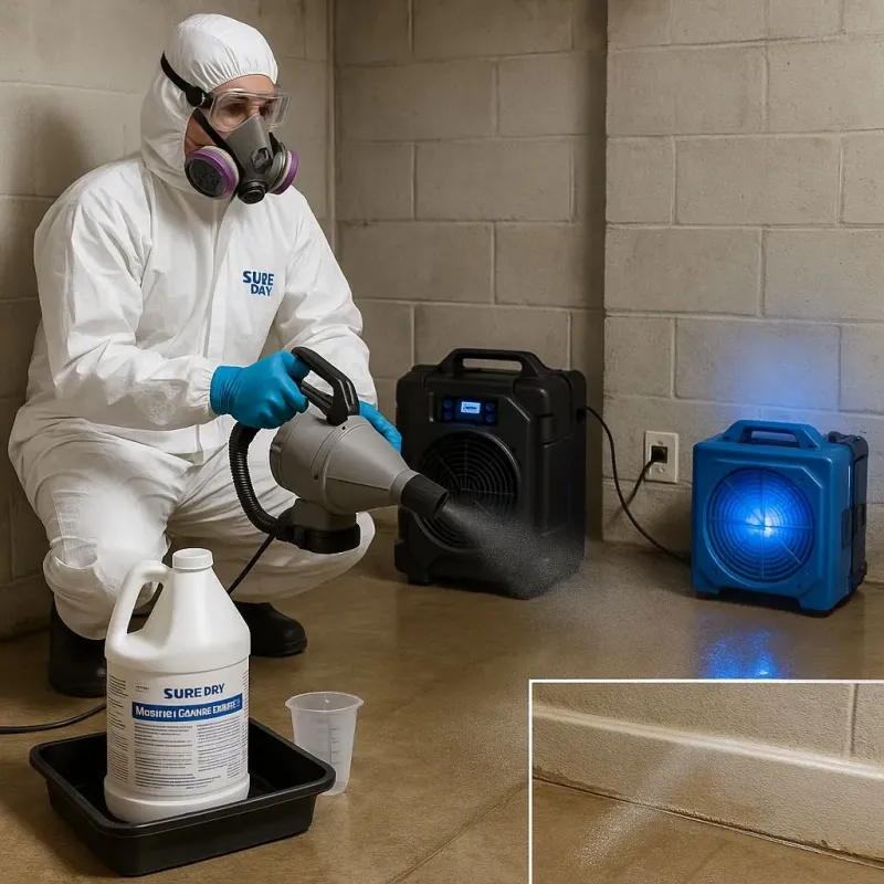 Sanitization and Odor Removal process in Oneida, WI